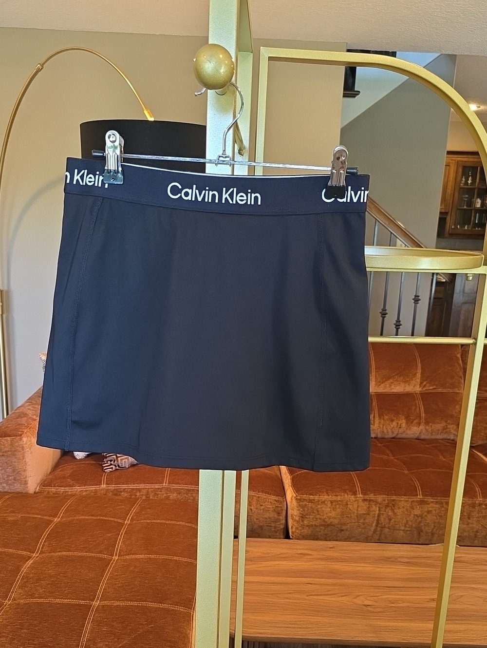 Calvin Klein Black Sporty Mini Skirt